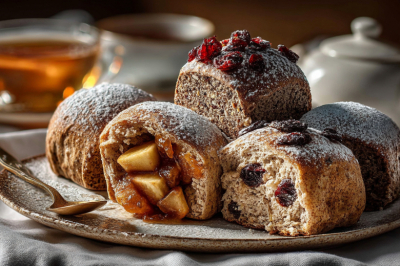 В пост в качестве сладенького к чаю пеку ржаники: ароматные пирожки с яблоками или брусникой