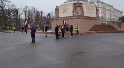 В Риге прошло шествие легионеров СС