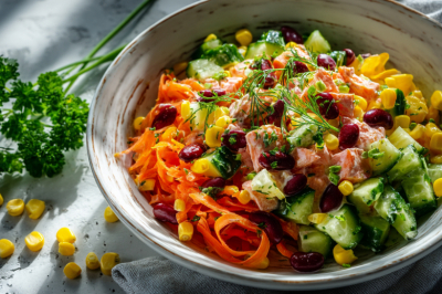 Салат за 5 минут &mdash; идеальная выручалочка для будней и праздников: просто, быстро и очень вкусно