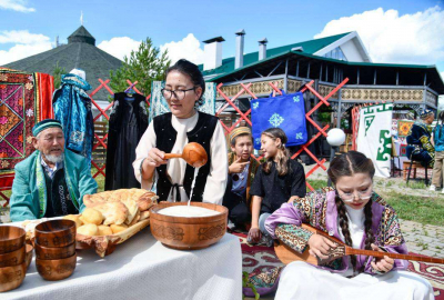 Фестиваль «Кымызмурындык» организовали в заповеднике Бозок