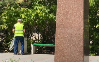 Люди в парках оставляют целые пакеты с бытовым мусором