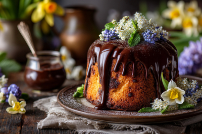 Долго искал рецепт глазури, которая не течет и не трескается. Нашел: шоколад, сливки, масло &mdash; и глянцевый шедевр готов. Идеально для кулича