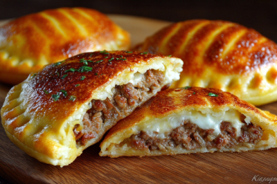 Пачка теста и 300 грамм фарша &mdash; пеку &laquo;полосатый&raquo; пирог с сочной мясной начинкой. Вкуснее и сочнее чебуреков