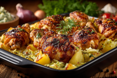 Горячее &laquo;Курица в огороде&raquo; &mdash; получается много и сочно: блюдо остается вкусным и на второй день