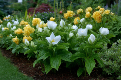 Никаких астильб и хост: три тенелюбивых цветка, которые удивят красотой и станут изюминкой участка