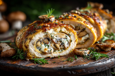 Вместо отбивных из курицы готовлю эти рулеты &mdash; сочные, с ароматной начинкой и сырной шапкой