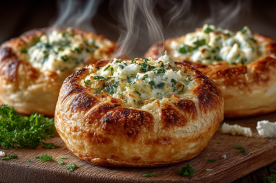 Идеальная альтернатива хлебу: мягкие чесночные ватрушки с творожно-сырным кремом. Настоящая находка для ПП