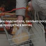 Аналитики подсчитала, сколько россияне тратят на продукты в месяц