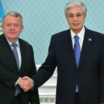 Тоқаев Данияның Сыртқы істер министрі Ларс Лёкке Расмуссенді қабылдады