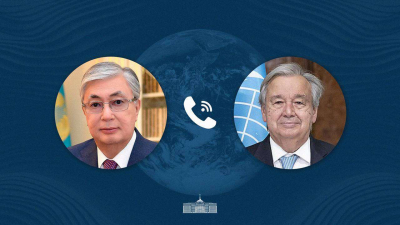 Касым-Жомарт Токаев поговорил по телефону с Антониу Гутерришем