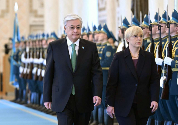 В Акорде прошла церемония встречи президента Словении